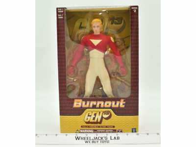 Burnout Gen 13 1999 Wildstorm 12" Action Figure NEW MISB