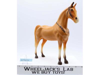 Tan Palomino Horse Unknown Brand 10" Tall Action Figure Horse