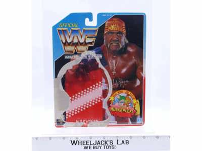 Hulk Hogan WWF Cardback 1991 Hasbro Vintage Action Figure