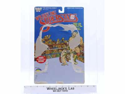 Randy Macho Man Savage Cardback WWF Wrestling Superstars 1985 LJN Action Figure