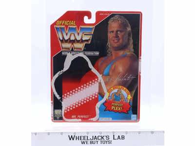 Mr. Perfect WWF Cardback 1993 Hasbro Vintage Action Figure