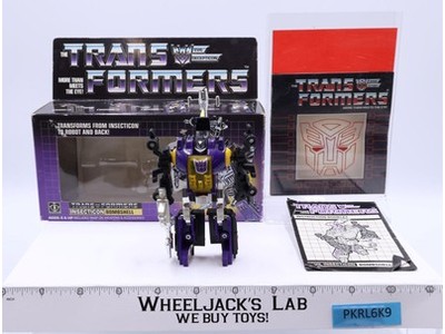 Bombshell 100% Complete W/ BOX & INSERT 1985 Vintage Hasbro G1 Transformers