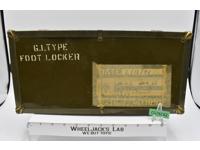 Metal Footlocker G.I. Type GI Joe Knock Off 1960's Figures & Accessories Case
