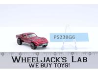 Custom Corvette Rose Pink 1968 Redline Hot Wheels Mattel Vintage RL