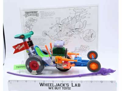 Sewer Dragster 100% Complete Teenage Mutant Ninja Turtles 1990 Playmates Vehicle