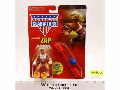 Gladiator Zap American Gladiators 1991 Mattel Action Figure NEW MOSC SEALED