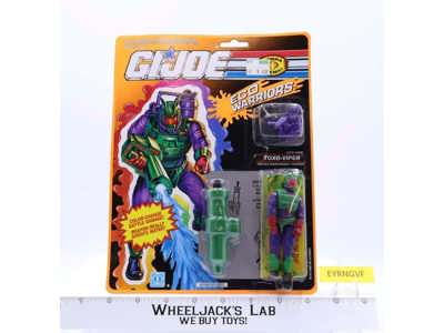 Toxo Viper GI Joe Eco Warriors 1991 Hasbro Action Figure MOSC SEALED NEW