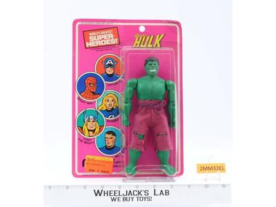 The Incredible Hulk WGSH Marvel Comics 1979 Mego Action Figure NEW MOSC SEALED