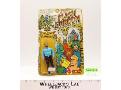 Dr. Zarkov 4" Flash Gordon Mattel #1529 MOSC NEW 1979 Vintage Action Figure