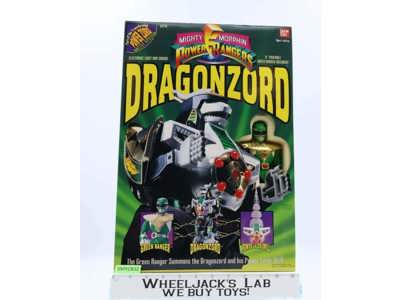 Dragonzord & Green Ranger Mighty Morphin Power Rangers 1994 Bandai NEW MISB