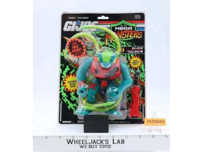 Bio-Viper Mega Monsters GI Joe 1992 Hasbro NEW MOSC Action Figure