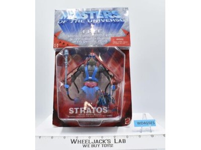 Stratos W/VHS MOSC NEW 200x MOTU Masters Of The Universe Mattel 2001 Figure