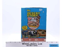 Desert Storm Trading Cards + Stickers 1991 Topps Full Box 36ct SEALED PACKS