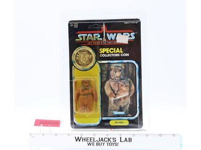 Romba Ewok CAS GRADED 85+ 85/85/95 Star Wars POTF 92 Back-A 1984 Kenner Figure
