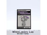 Galvatron Instruction Manual Booklet 1986 Hasbro G1 Transformers