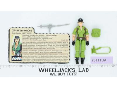 Lady Jaye V1 100% Complete G.I. Joe 1985 Hasbro Vintage Action Figure