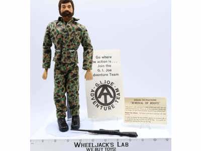 Adventure Team G.I. Joe Kung Fu Grip Hasbro Action Figure 1974 Boxed 12"