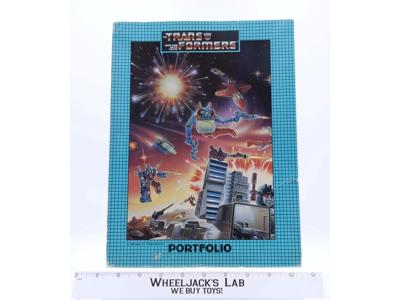 G1 Transformers Portfolio Pocket Folder 1986 Vintage Metroplex Ultra Magnus