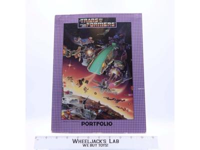 G1 Transformers Portfolio Pocket Folder 1986 Vintage Trypticon Ultra Magnus