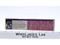 Darkwing Action Figure Tech Spec 1987 Hasbro Vintage G1 Transformers