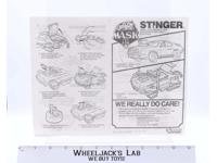 Kenner 1986 M.A.S.K. Stinger Vintage Instruction Manual