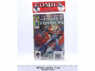 Transformers #1#2 #3 Marvel Comic SEALED 1st Issue 1984 Vintage
