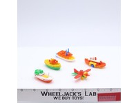 Lot of 5 Airplane /Boats Bruder Curtis W. Germany Micro Mini Vehicles
