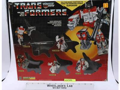 Superion BOX ONLY 1986 Vintage G1 Transformers Action Figure