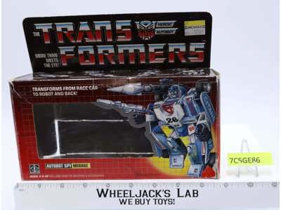 Mirage BOX ONLY G1 Transformers 1984 Hasbro Vintage Action Figure