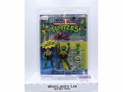 Head Droppin' Raph Teenage Mutant Ninja Turtle TMNT Playmates NEW MOSC SEALED