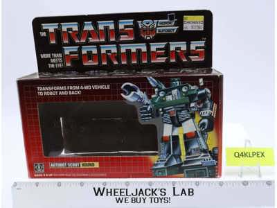 Hound BOX ONLY G1 Transformers 1984 Hasbro Vintage Action Figure