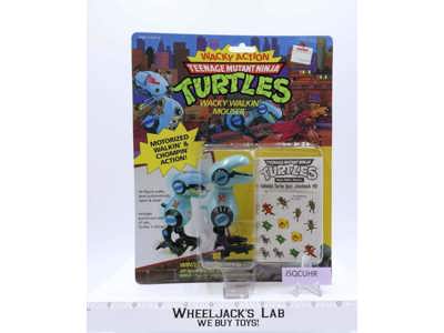 Wacky Walkin' Mouser Wacky Action TMNT 1989 Playmates NEW MOSC SEALED