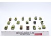 Lot of 17 Military Vehicle Micro Machines 1987-89 Galoob Vintage