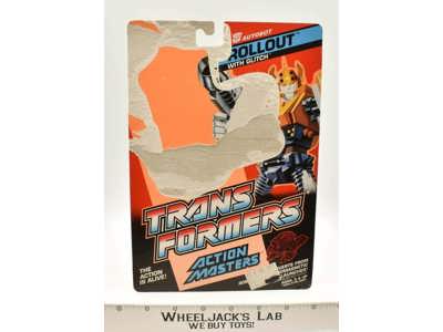 Rollout Action Masters Cardback 1990 Vintage Hasbro G1 Transformers