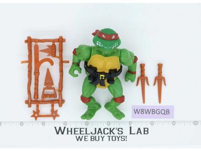 Raphael SOFT HEAD 100% Complete Teenage Mutant Ninja Turtle Playmates 1988
