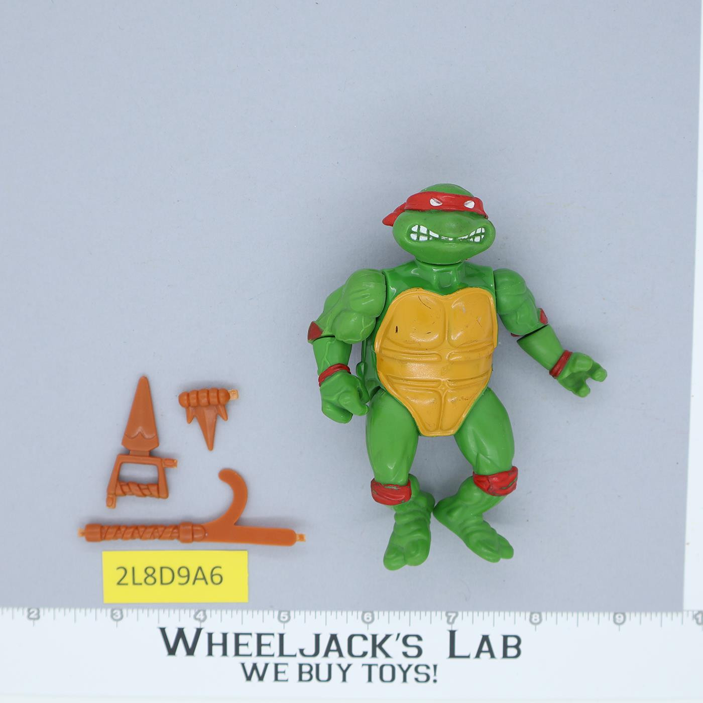 Raphael HARD HEAD Teenage Mutant Ninja Turtles TMNT 1988 Playmates Vintage