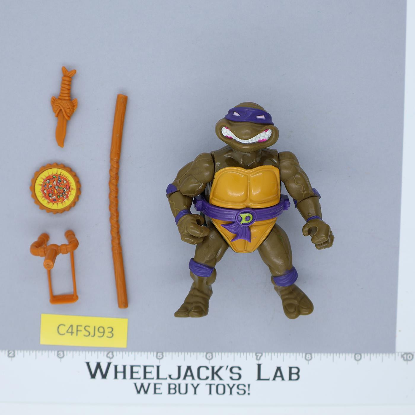 Storage Shell Donatello Teenage Mutant Ninja Turtles TMNT 1991 Playmates Vintage