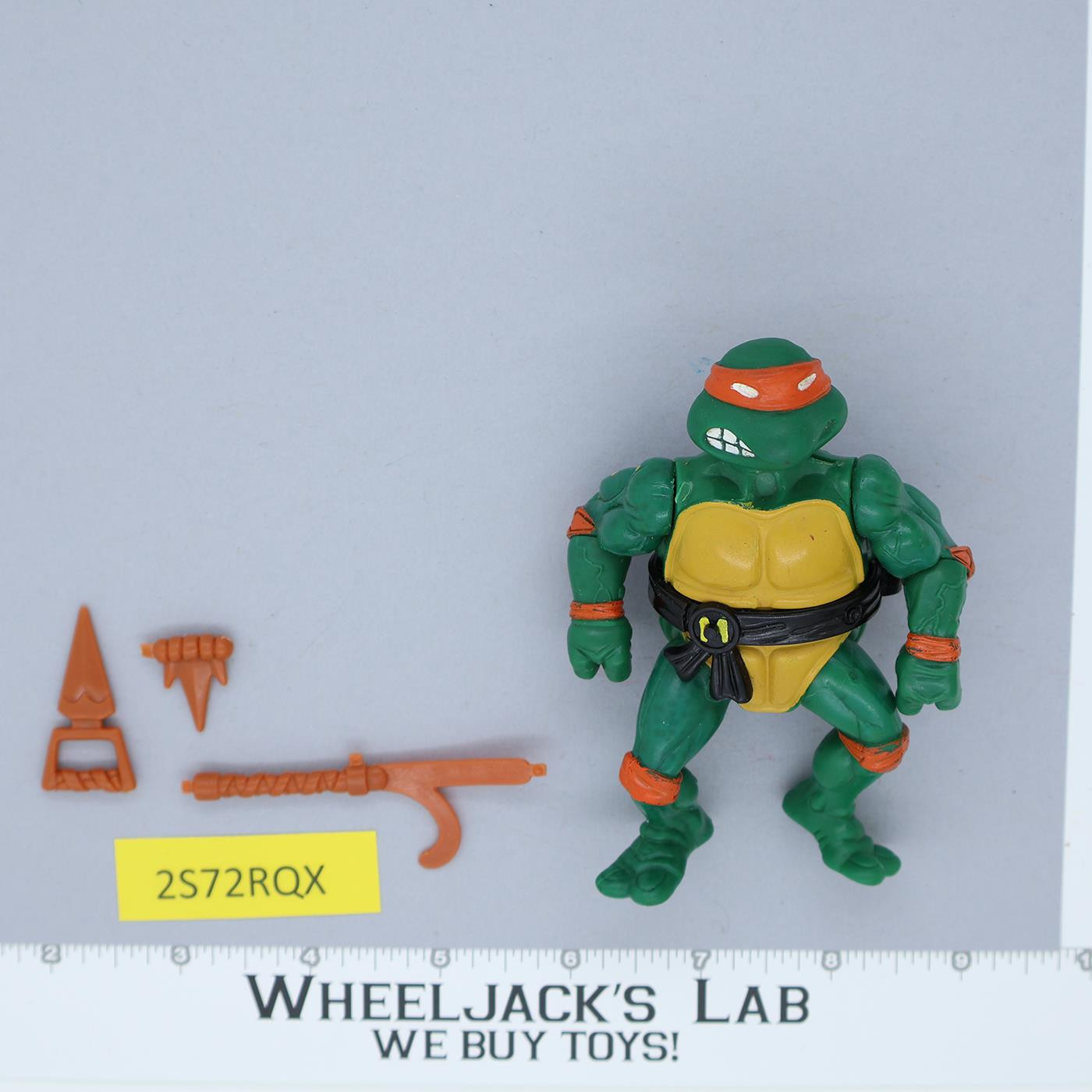 Michaelangelo SOFT HEAD Teenage Mutant Ninja Turtles TMNT 1988 Playmates Vintage