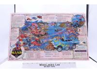 Kenner 1986 2nd Series 18 x 11 Fold Out M.A.S.K. Vintage Poster