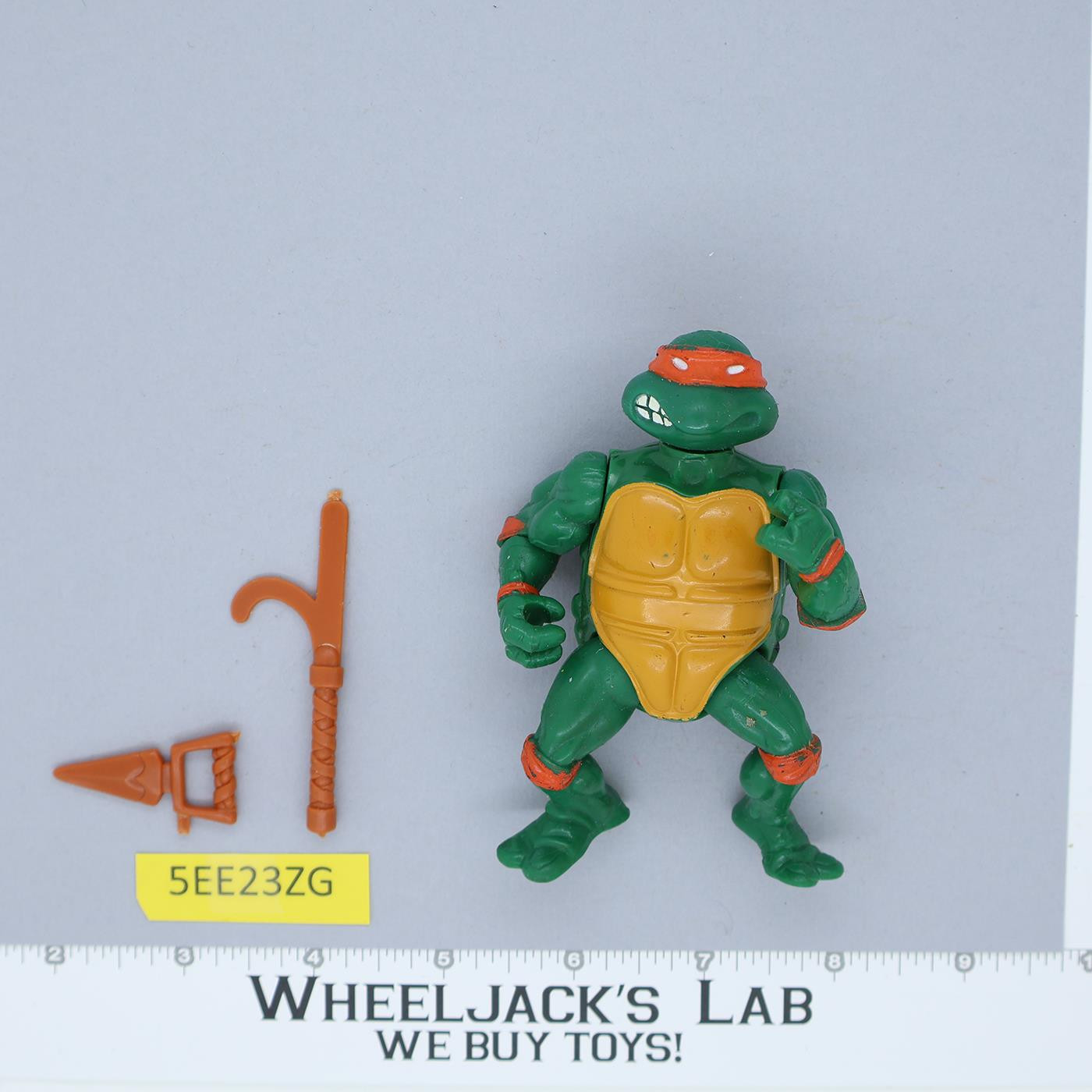 Michaelangelo HARD HEAD Teenage Mutant Ninja Turtles TMNT 1988 Playmates Vintage