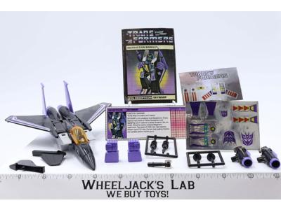 Skywarp 100% Complete NEAR MINT UNUSED STICKERS Vintage 1984 G1 Transformers