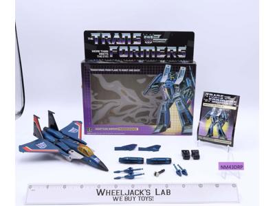 Thundercracker 100% Complete NICE BOX & FIG 1985 G1 Vintage Hasbro Transformers