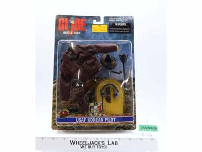 USAF Korean Pilot GI Joe 12" Hasbro MOSC 1999 Action Figure Battle Gear NEW