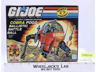 Cobra Pogo Ballistic Pod 100% Complete W/Box GI Joe 1987 Hasbro Figure Vehicle