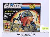 Cobra Pogo Ballistic Pod 100% Complete W/Box GI Joe 1987 Hasbro Figure Vehicle