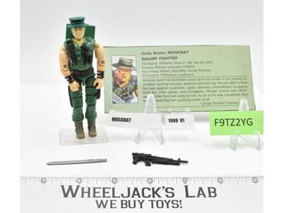 Muskrat 100% Complete GI Joe 1995 Funskool India Action Figure