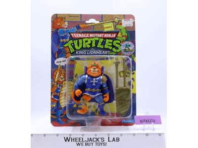 King Lionheart Teenage Mutant Ninja Turtles TMNT 1992 Playmates NEW MOSC SEALED
