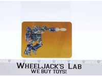 Shockwave Card 122 Variant Color 1985 G1 Transformers Action Trading Cards
