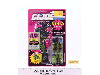 Nunchuk GI Joe Ninja Force 1992 Hasbro Vintage Action Figure NEW MOSC SEALED