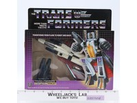Ramjet 100% Complete W/BOX & UNUSED STICKER Vintage G1 Transformers Hasbro